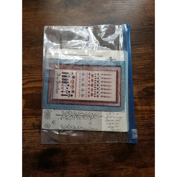 TOLD IN A GARDEN Counted Cross Stitch Chart Pattern THE GARDEN Amish Vintage - Picture 2 of 3